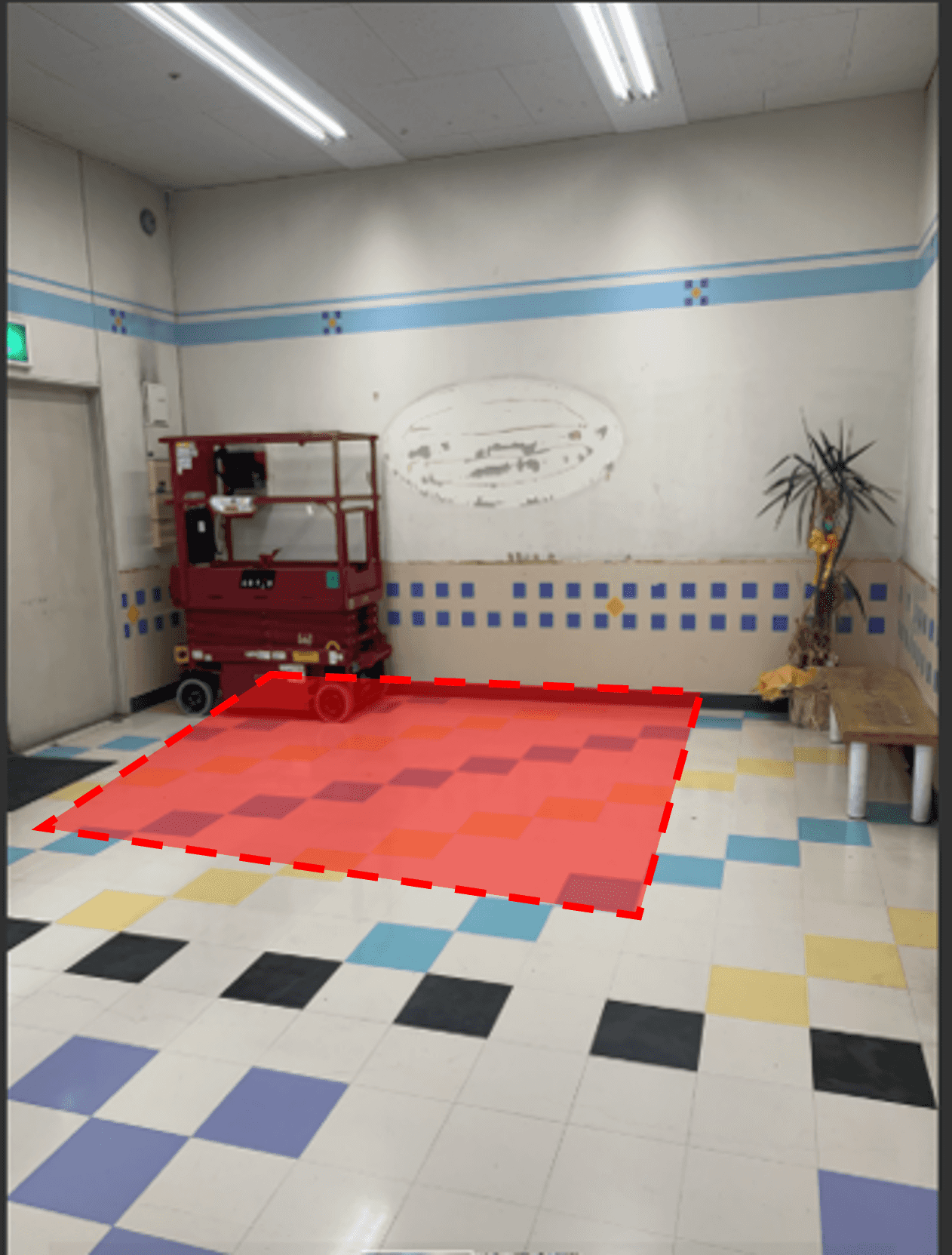 カット専門店横フリースペース 販促プロモーションや物販用途に最適な総合ディスカウントストアの催事イベントスペース