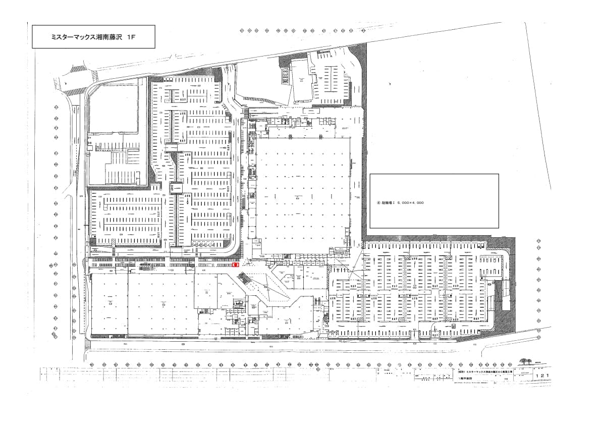 センターコートエスカレーター横 販促プロモーションや物販用途に最適な総合ディスカウントストアの催事イベントスペースの図面・フロアマップ