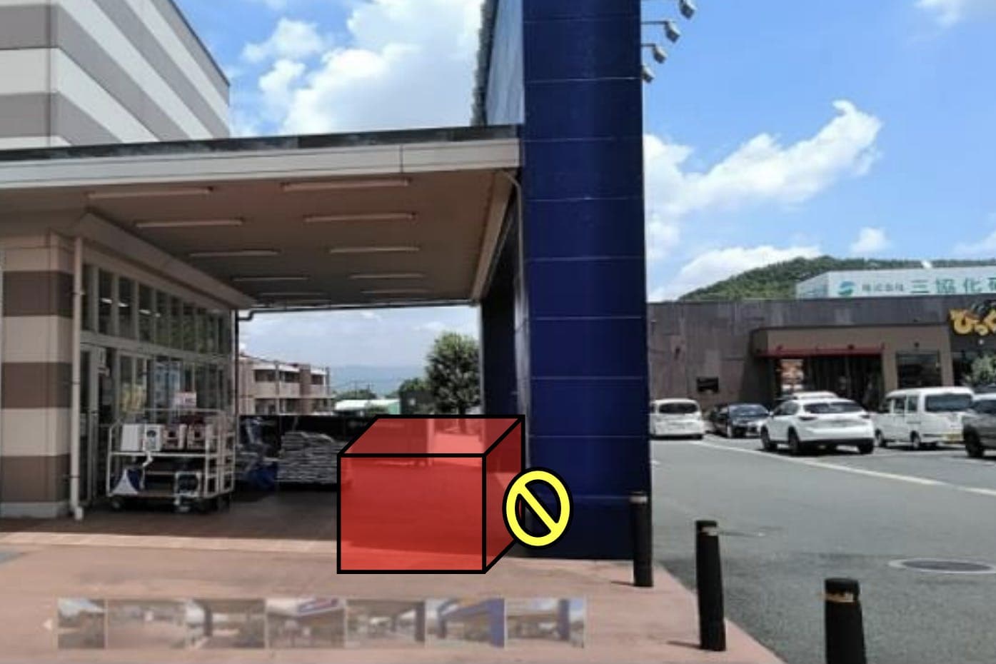 ペット側入口 販促プロモーションや物販用途に最適な総合ディスカウントストアの催事イベントスペース1