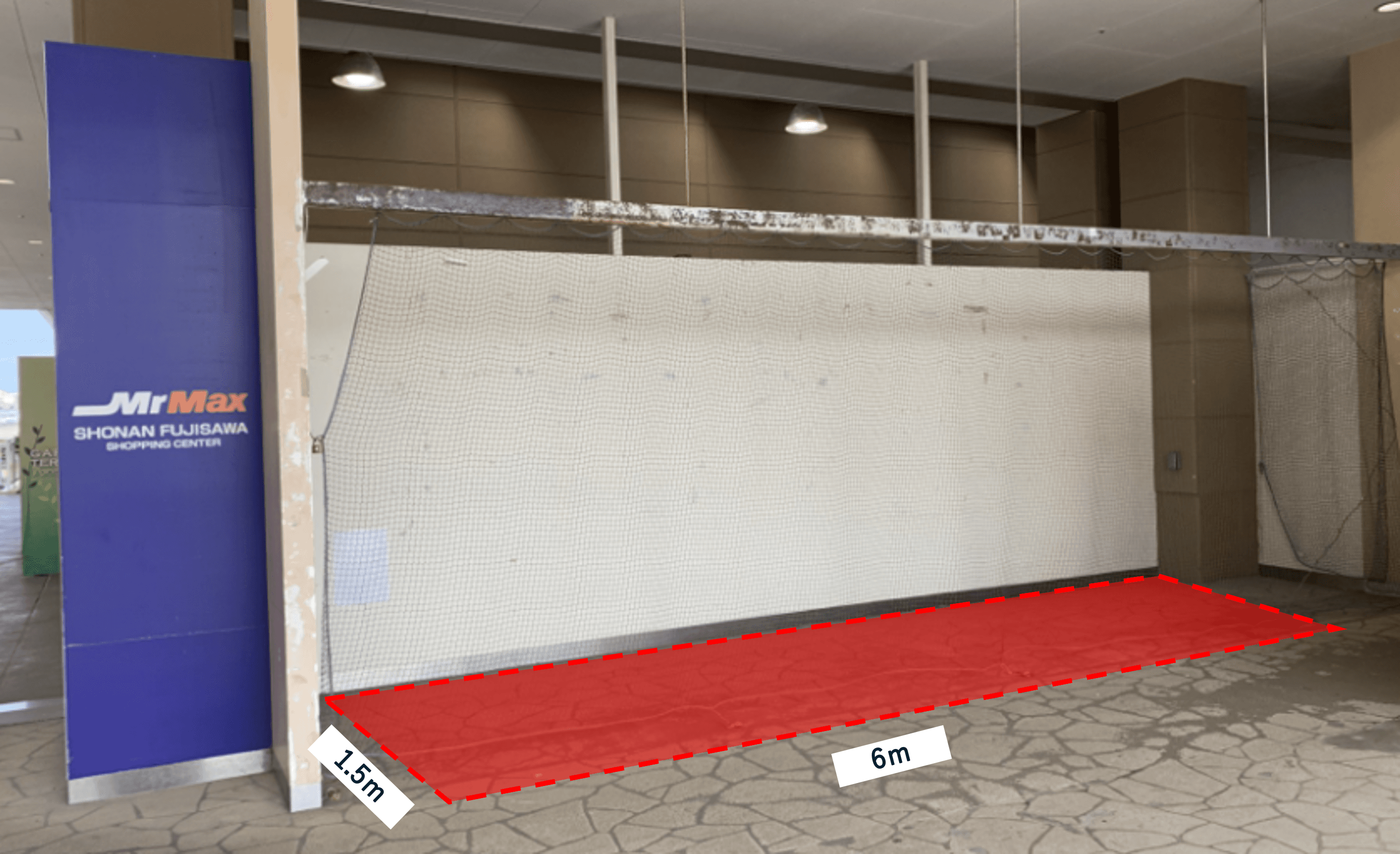 2Fタバコ前(モールフィル側) 販促プロモーションや物販用途に最適な総合ディスカウントストアの催事イベントスペース